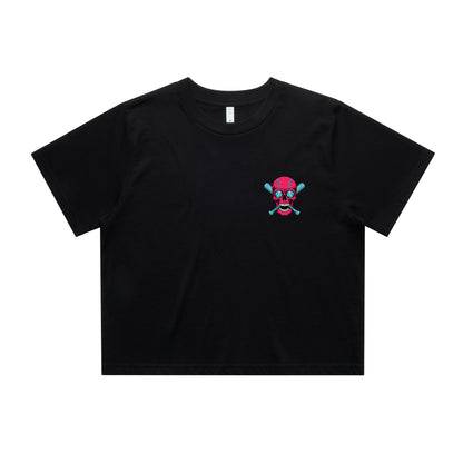 Midnight Slugger Women's Crop Tee