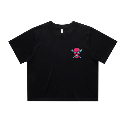 Midnight Slugger Women's Crop Tee