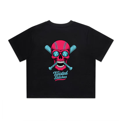 Midnight Slugger Women's Crop Tee