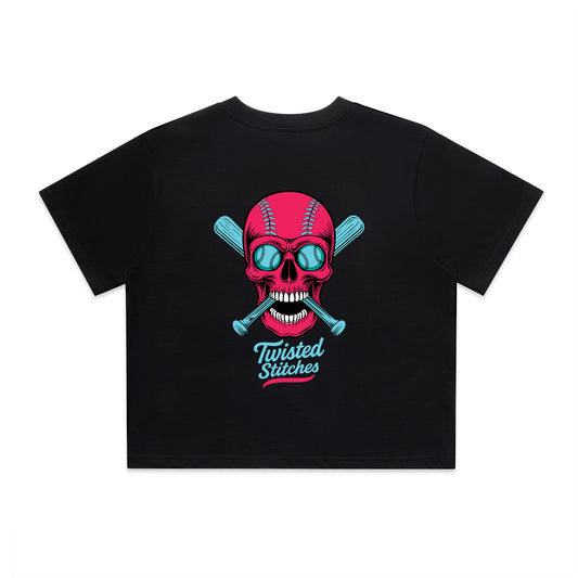 Midnight Slugger Women's Crop Tee