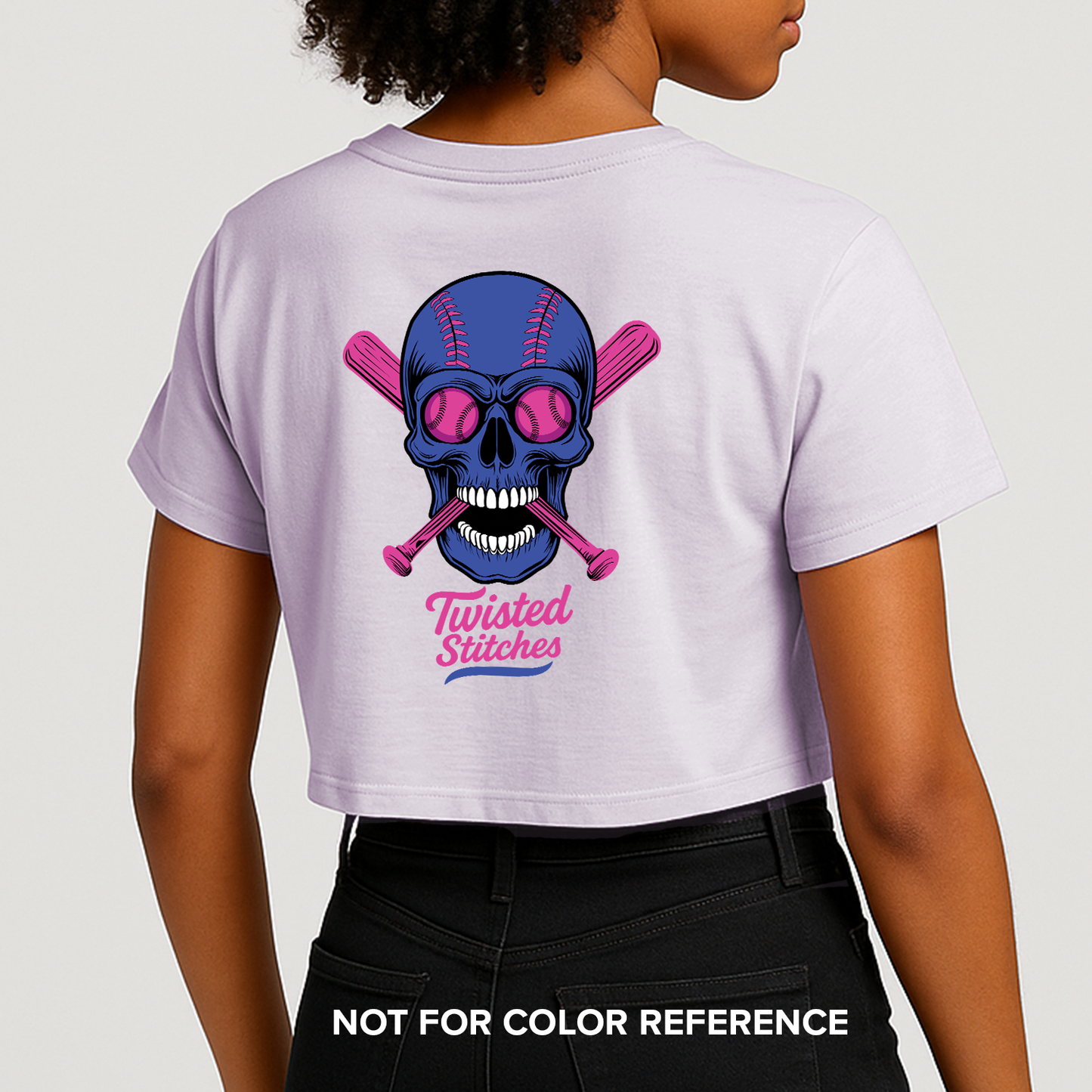 Midnight Slugger Women's Crop Tee