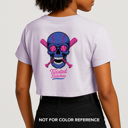 Midnight Slugger Women's Crop Tee